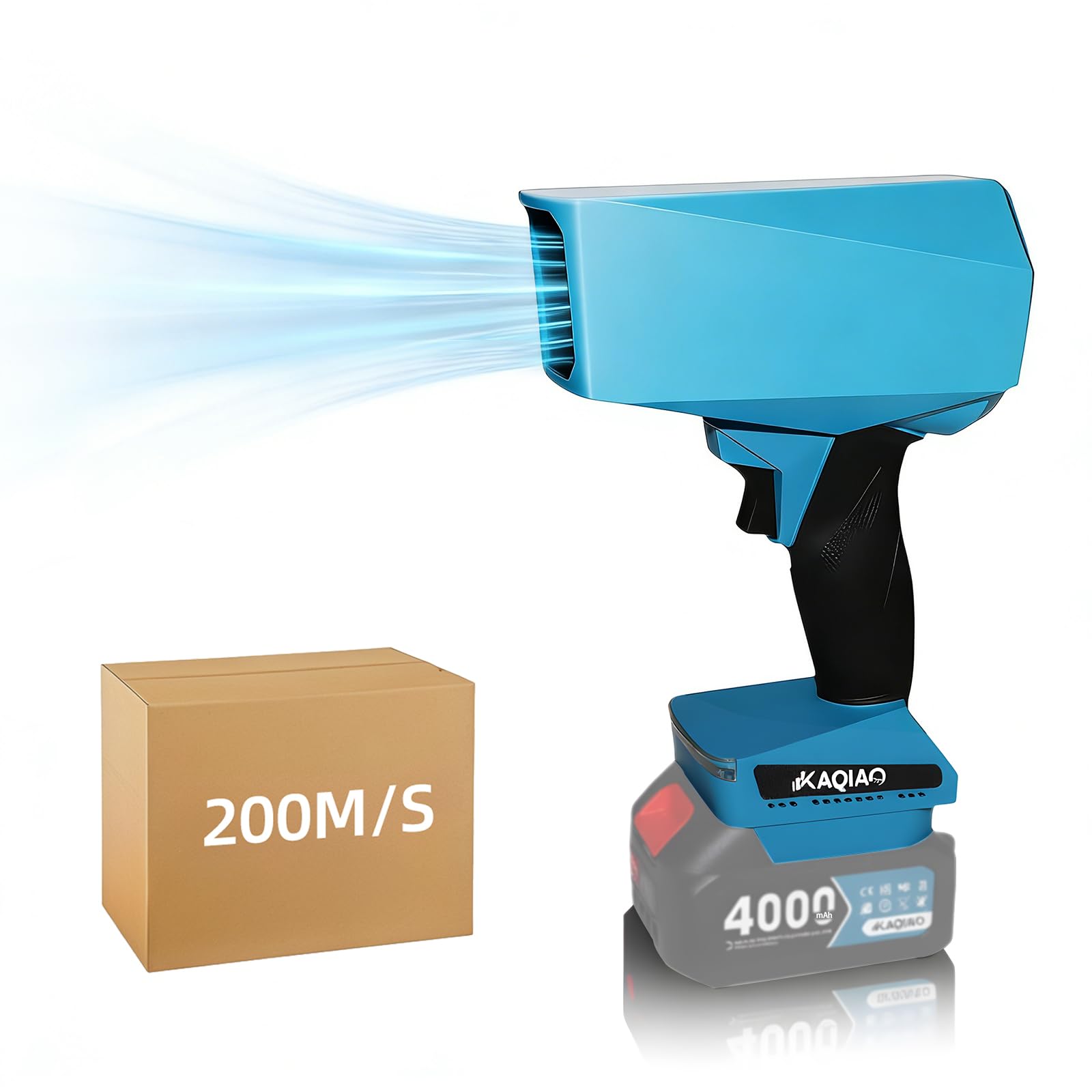 Amazon.co.jp: KAQIAO ブロワー 洗車 超強力 高効率 128000RPM マキタ
